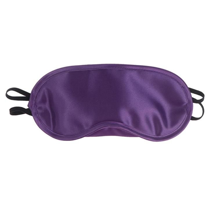 【Footprint】 1PC Silk Sleep Eye Mask Padded Shade Eye Cover Patch Sleeping Mask Eyemask