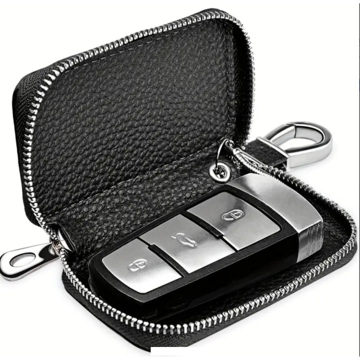 Leather%20Zipper%20Car%20Key%20Pouch%20With%20Metal%20Hook%20And%20Keyring%20-Toyota%20Logo-%20-%20Image%206