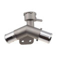 FLYEER 2020 Aluminium Engine Radiator Filler Neck Coolant Thermostat Housing Water Pipe for Toyota Yaris Belta Vios Vitz 1650221080 16502-21060. 