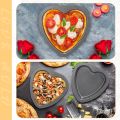 New Round Dish Deep Pizza Pan Non-stick Pie Tray Baking Kitchen Tool 24cm Steel. 