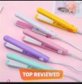 Mini Hair Straightener And Straightner -Girls Favourite -Electric Curling Iron 2 in 1- Curling Iron,Mini Hair Straightener ,Flat Iron Beard Straightener,Portable Hair Straightener-Mini Straightner For Girls. Portable Straightner. Colour full Straightner.. 