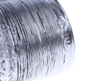 Pipe For in & Out 4 Inch 100mm Ventilator Pipe PVC Aluminum Tube Air Ventilation Pipe Hose Flexible Exhaust Duct 3/2M Air System Vent Bathroom, Kitchen.. 