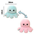 New Mood Octopus Doll Double Sided Flip Reversible Octopus Stuffed Doll Toy Plush Toy Doll Sea Life Doll Plush Toy Color Hat Cloth Toys baby Childeren accessories. 