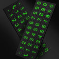 Car Phone Number Card Temporary Parking Card Plate Telephone Number 13x2.5cm. 