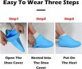 Silicone Waterproof Shoe Cover Portables Reusable Foldable Stretchable Rain Boots Overshoes, Non-Slip Silicone Galoshes for Indoor/Outdoor Beach Snow Fishing Camping for Kids Women Men. 