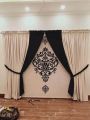 Premium Velvet Curtains & Blind | Pack of 5 Motif Design Curtains | Laser cut motif blind | Customized. 