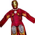 Padded Ironman / Iron Man costume for 7 to 8 years old kids with hard plastic mask , Padded Iron Man costume , Muscular Ironman costume , 3D Ironman costume , Stuffed Ironman costume .. 