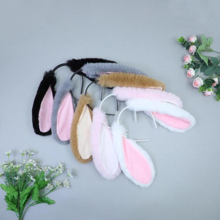 Bunny Ears Hat Black Dog Ears Beanie With Bunny Ears Black Bunny Ears Floppy Bunny Ears Bunny Ears Beanie