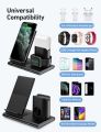 SENEO Wireless Charger, Three in One Charger, Detachable Design, Independent Use, Compatible with 14/13/12/Pro/Mini Phone. 