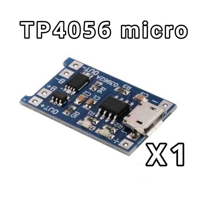 TP4056 Charging Module for 18650 Lithium Battery Charging Module 3.7 to 4.2 volt 1s BMS TP 4056 Charging Board Charger Micro USB 1.2A with discharging Protection 1A 18650 Lithium battery Charger Module Micro USB circuit board for lithium battery best one