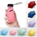 Mini Folding Umbrella Sun Rain Pocket Parasol Girls Anti-UV Waterproof Portable Travel Umbrella. 