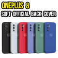OnePlus 8 Official Logo Silicon Case Multi Colors. 