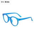 OQ BOGA 5 Colors Unisex Anti Blue Light Anti Radiation Kids Computer Glasses Boys Girls Eye Protection Oval Full Rim Children Eyewear. 