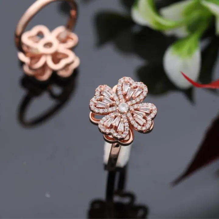 Elegant%20Crystal%20Flower%20Spinning%20Ring%20with%20Diamond%20Accents,%20Adjustable%20Size,%20Women's%20Fashion%20Jewelry%20-%20Image%207