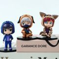 6pcs/set Anime Naruto Kakashi Hatake Gaara Uchiha Itachi with Fashion Cloth Action Figure Model Toys. 
