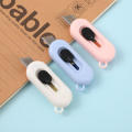 Lightweight Utility Precision Kawaii Mini Box Cutter Pocket-sized Portable Paper Cutter for Unpacking Paper-cutting Crafting. 