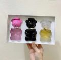 Teddy Bear Perfume  Cute and Playful Bottle with Bear Head Lid, Floral and Fruity Fragrance, Made of Glass. 