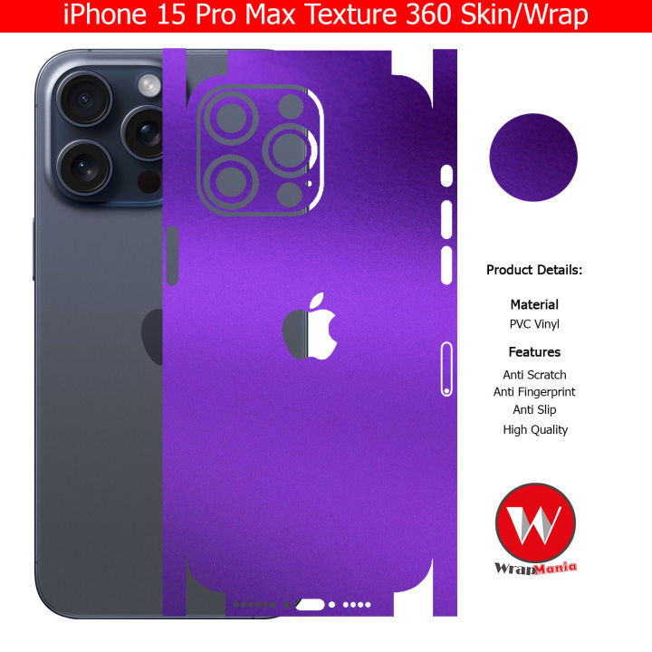 iPhone%2015%20Pro%20Max%20Skin/Wrap%20360%20Protection%20Sheet/%20Carbon%20fiber/%20Matte/%20Transparent/%20Lamination%20Back%20And%20Sides%20Included%20Camera%20Skin%20-%20Image%207