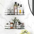 Bathroom Shelf Shower Shelves Shampoo Storage Rack Kitchen Storage Holder Punch-Free Wall Mounted Organizer Bathroom Accessories. 