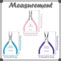 Jewelry Pliers Set, 3 Pack Jewelry Making Tools Kit Round Nose Pliers,Needle Nose Pliers,Wire Cutters for Jewelry Making. 