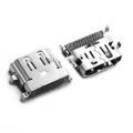 HDMI Interface Connector 19 Pin Vertical Right Angle HDMI Socket Reverse Sinker Nicle. 