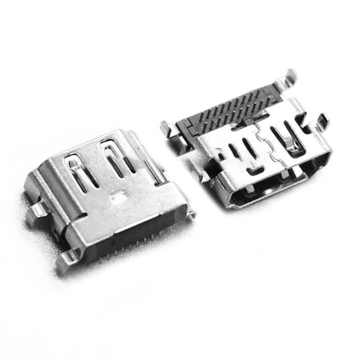 HDMI Interface Connector 19 Pin Vertical Right Angle HDMI Socket Reverse Sinker Nicle