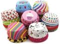100Pcs Flair Paper Cup Cakes -  MultiColours. 