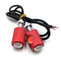 4pcs Mini Fancy Motor Bike Indicator, Also use for Number Plate screw | Tik Tok LED Indicator  Pieces) | Fancy Bulb | Fancy Indicator For all bikes. 