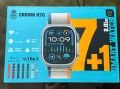 H39 Ultra 2 Smartwatch With Airpods Pro 2 And 7 Straps And Silicone Watch Case - T800 Ultra SmartWatch - Crown H70 Ultra 2 7in1 Straps SmartWatch - Upgrade Your Lifestyle With Latest Smartwatches & Gadgets - MobilxMall. 