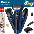 Orignal 3 In 1 Rechargeable Shaving Machine - Mens Grooming Kit Hair Removal machine for men Clipper -High Quality Trimmer. 