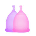 【FASHION】 Reusable Menstrual Cup Silicone Period Cups Comfortably Use For 12 Hours Tampon And Pad Alternative Feminine Hygiene Product. 