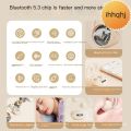 ♥Original Product+FREE Shipping+COD♥s808 Sleep Bluetooth Earphones Sports Noise Reduction Soft Silicone Mini Earbuds Headset with Digital Display HIFI Music Headphones. 