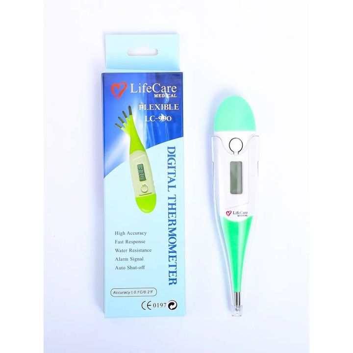 Ucheck Clinical Oral Thermometer - Fast and Accurate Digital Temperature Thermometer for Adults and Children Kids Elderly Easy to Use Underarm or Rectal Thermometer with Fast Readout Flexile body with fever Alarm