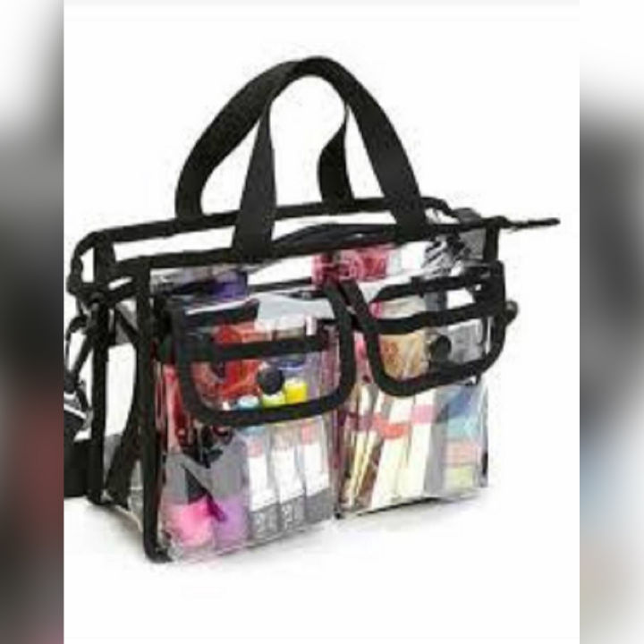 Women bag Clear Tote PVC Bags Shoulder Crossbody Fasion Transparent Note bag