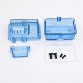 Blue Plastic Waterproof Receiver Receiving Box for Huanqi 727 / Slash RC Car Upgrade Parts. 