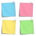 5 Color Sticky Notes 3x3 inches For school and college students. 