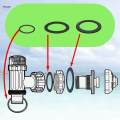 Rubber Washer Pool Pump Gasket Replacement Gasket Pool Equipment Parts Plunger Pool Column Rubber Gasket for Replacement Large Strainer. 