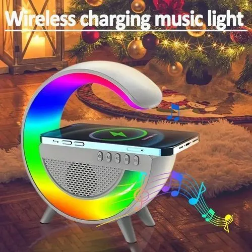 "BT-3401%20LED%20Display%20Wireless%20Phone%20Charger%20Bluetooth%20Speaker%20with%20Google%20Shape,%207-Color%20LED,%20Alarm%20Clock,%20FM%20Radio,%20and%20Bluetooth%20Connectivity"%20-%20Image%203