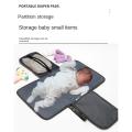 Baby Diaper Changing Mat 2 Pockets For Wipes And Diapers Waterproof Foldable Washable Sheet Portable Diaper Changing Pad. 