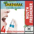 MALAMAH (ALL FOUR) MOUTH FRESHENER MOUTH SPRAY, BREATH FRESHENER ORAL SPRAY FOR FRESH BREATH NON ALCOHOLIC HALAL, 4 TASTY FLAVORS, SPEARMINT FRESHMINT  PEPPERMINT  20ML EACH. 