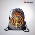 Traverse  Real Madrid Drawstring Bags For Girls / Bags For Kids / Bags For Boys with Quality strings- Digitally printed by on strong polyester fabric Bags hand bag for girls bags for girls. 