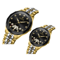SVESTON SAPPHIRE SV-7481-C-5 Stainless Steel Couple Watch. 