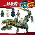 Phantom Ninja Building Blocks Ninja Raiden Dragon 522Pcs +4 Ninjas Toy Gift Kids. 