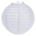 2X White Chinese/Japanese Paper Lantern/Lamp 8 inch Diameter. 