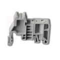 E/Uk Din Rail Terminal Blocks End Stopper Bracket Grey,Terminal Block Connector(Pack Of 100). 