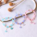 SMGSLIB Mother Candy Gum Butterfly Crystals Women Bracelet Chains for Girls Friends Student Daisy Beads Bracelets Aesthetic Charm Y2k Jewelry. 