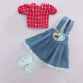 For 30cm Doll Clothes and Shoes 1/6 BJD Fat Body Princess Dress Accessories DIY. 
