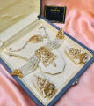 Rawayat Jewellery - Choker Set For Girls - Hyderabadi Choker Set-26 (Maroon) - Jewellery for Girls. 
