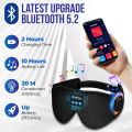 Enjoying Bluetooth Sleep Mask with Headphones 3D Sleep Eye Mask, Wireless Sleeping Headphones for Side Sleepers Travel Insomnia Relaxation Meditation Yoga for Men & Women(black). 