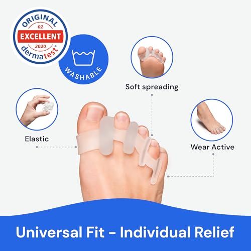 Toe Separators for Bunion Relief – 1 Pair (Comfort Feet)"